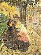 Maurice Prendergast The Tuileries Gardens oil painting on canvas